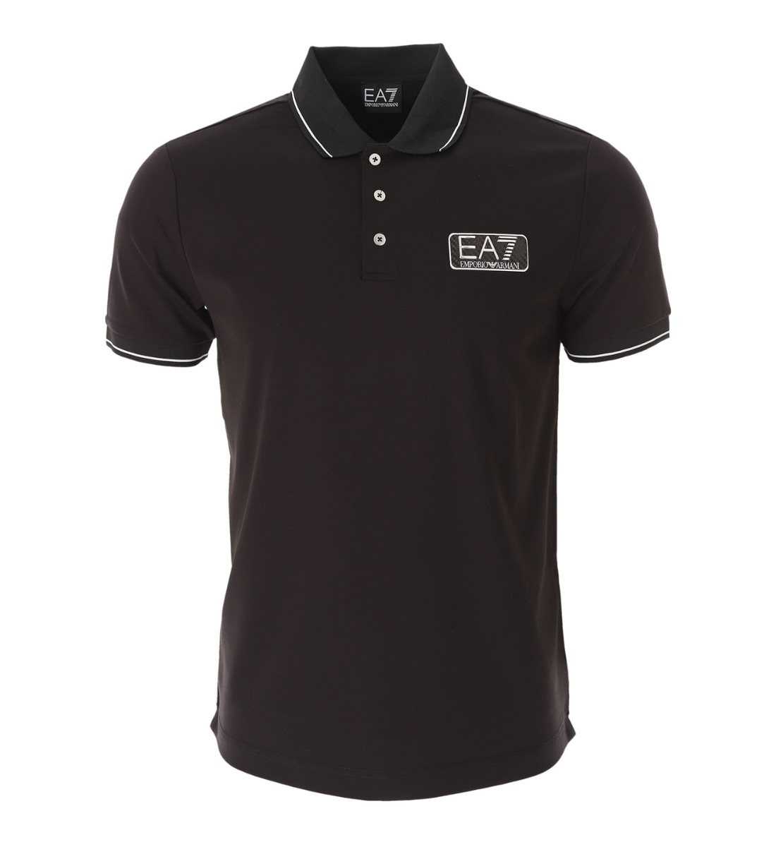 EA7 Emporio Armani Polo W23 Ii Zwart Shop Sportief